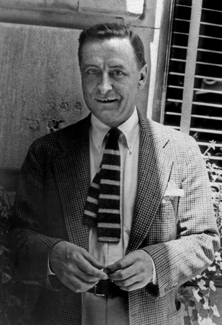 Francis Scott Fitzgerald (1896-1940), americký spisovatel, zde kolem roku 1937 Foto: Carl Van Vechten od Carl Van Vechten