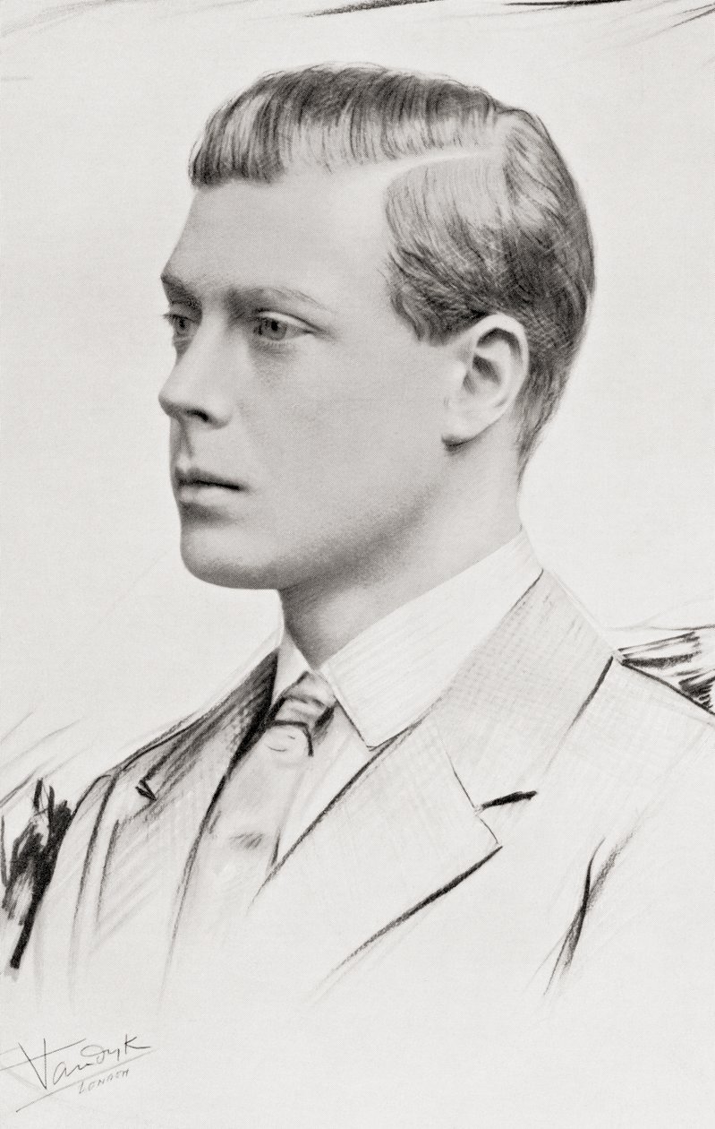 Princ Edward, budoucí Edward VIII., později vévoda z Windsoru od Carl Vandyk