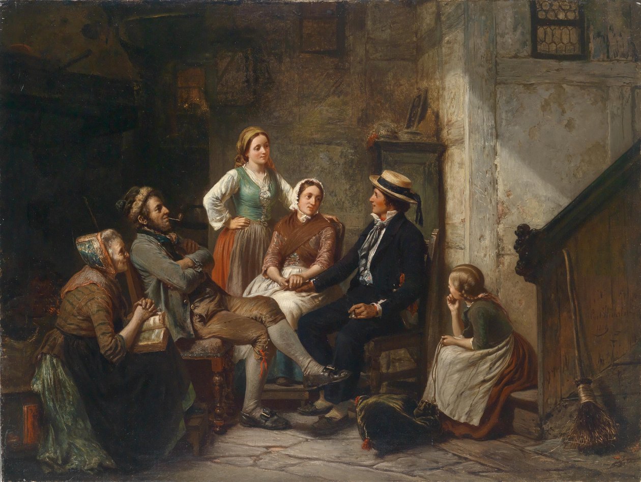 Návrat mladého námořníka od Carl Wilhelm Huebner