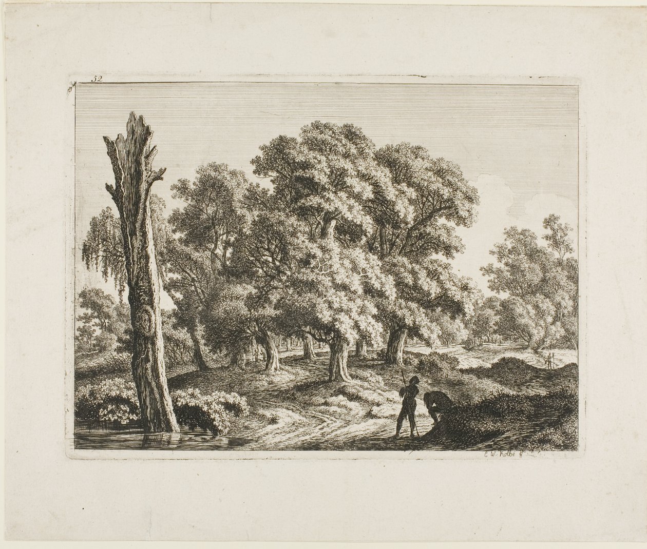Krajina od Carl Wilhelm Kolbe, the elder