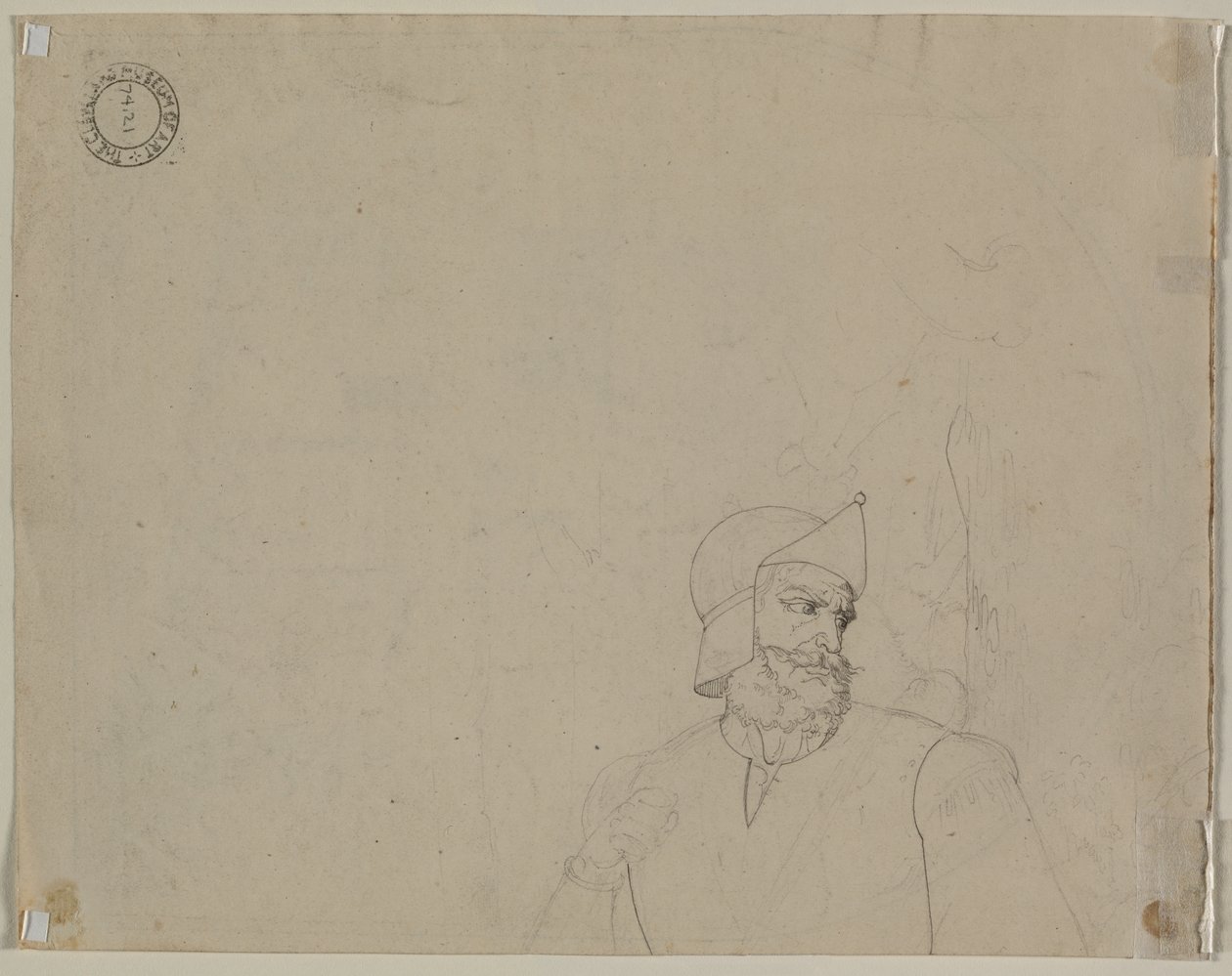 Voják v krajině, druhá čtvrtina 19. století. od Carl Wilhelm Tischbein