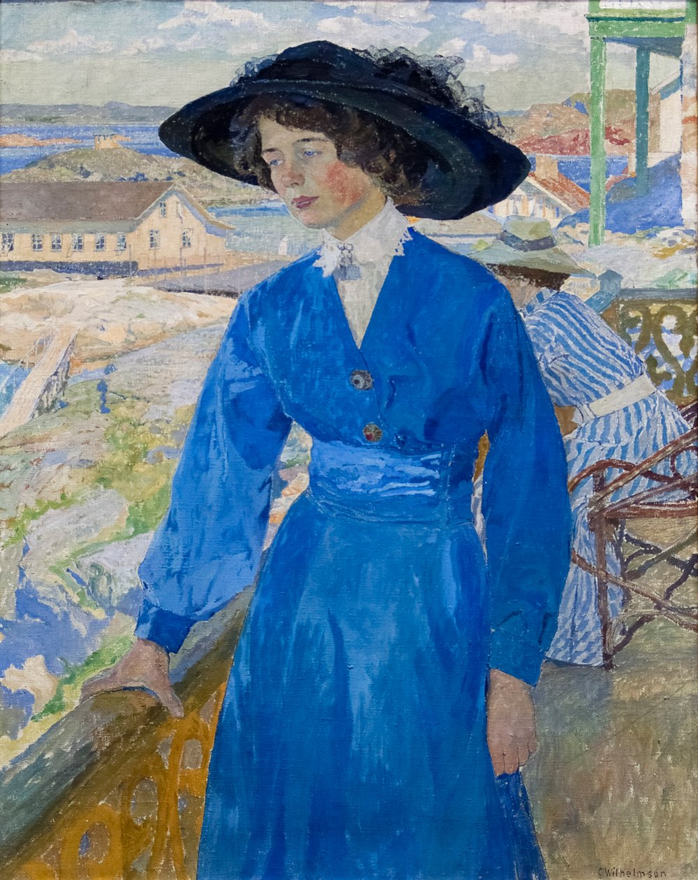 Dívka v modrém od Carl Wilhelm Wilhelmson