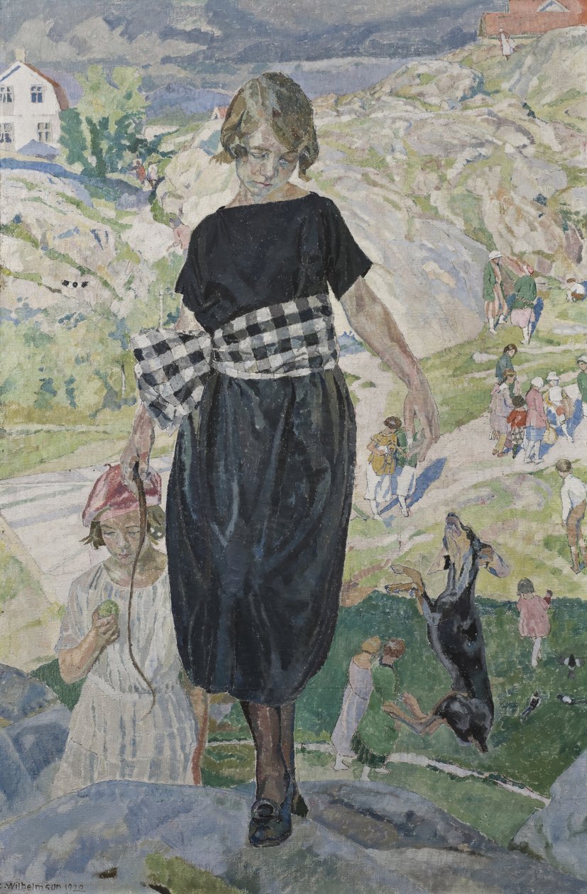 Skákací pes, 1920 od Carl Wilhelm Wilhelmson