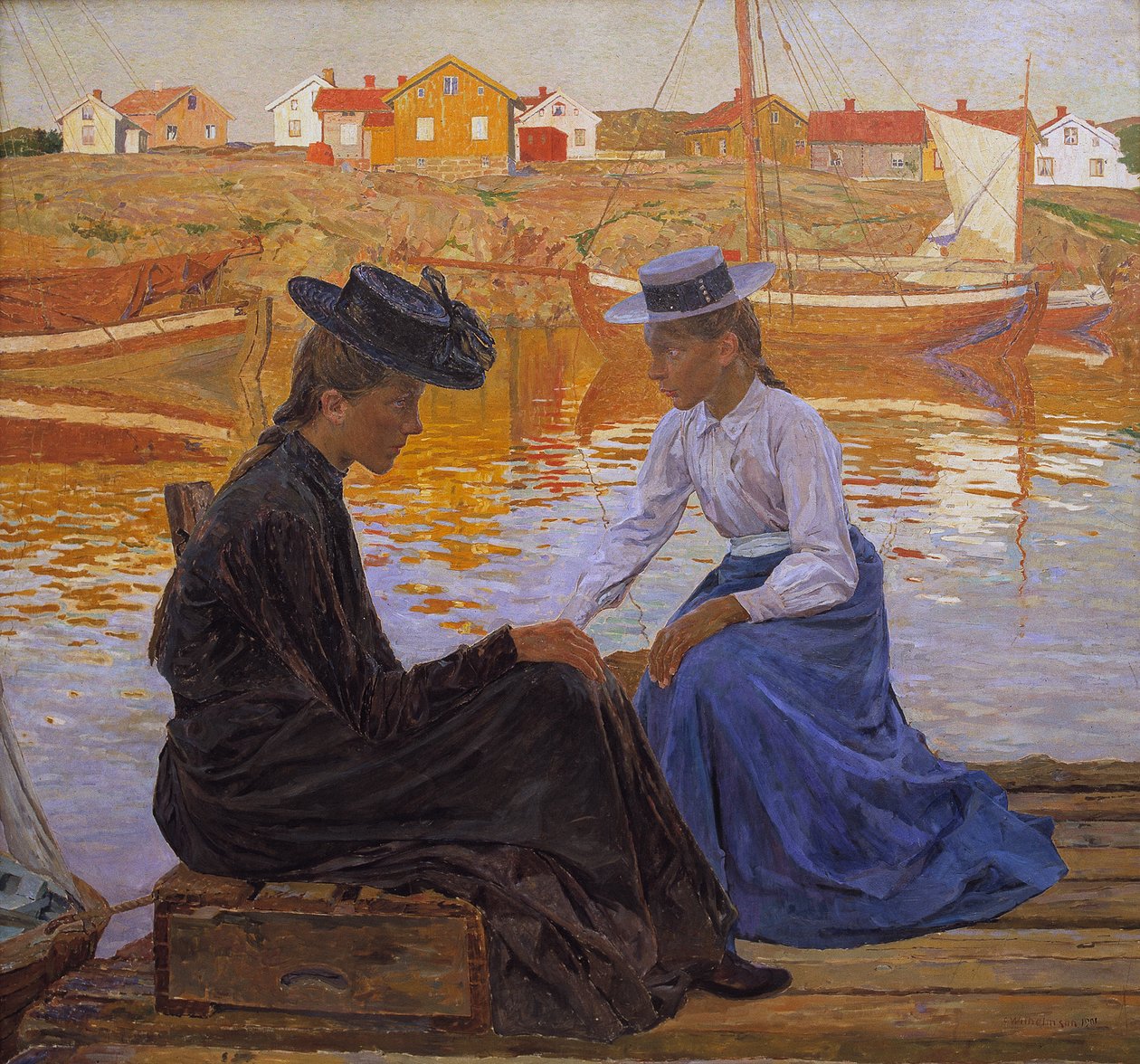 Zátoka, 1901 od Carl Wilhelm Wilhelmson