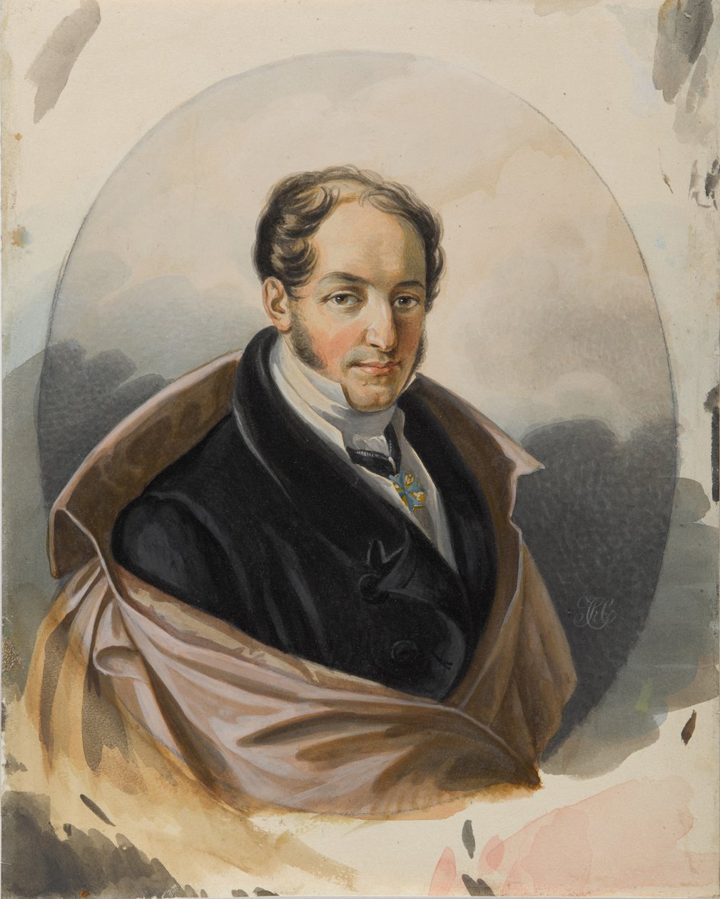 Portrét Alexandra Ivanoviče Lorera 1779-1824, počátek 20. let 19. století. od Carl von Hampeln