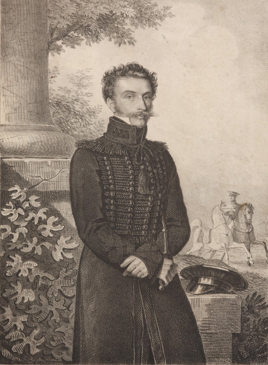 Portrét hraběte Paula Khristoforoviče Grabbeho 1789-1875, 20. léta 19. století. od Carl von Hampeln