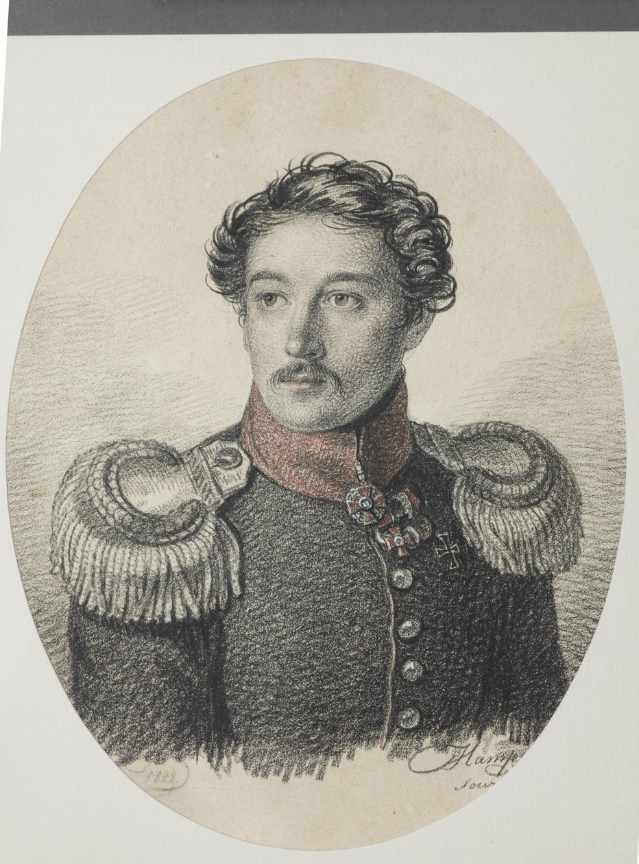 Portrét Nikolaje Vasiljeviče Chvostova 1793-1837, 1822. od Carl von Hampeln