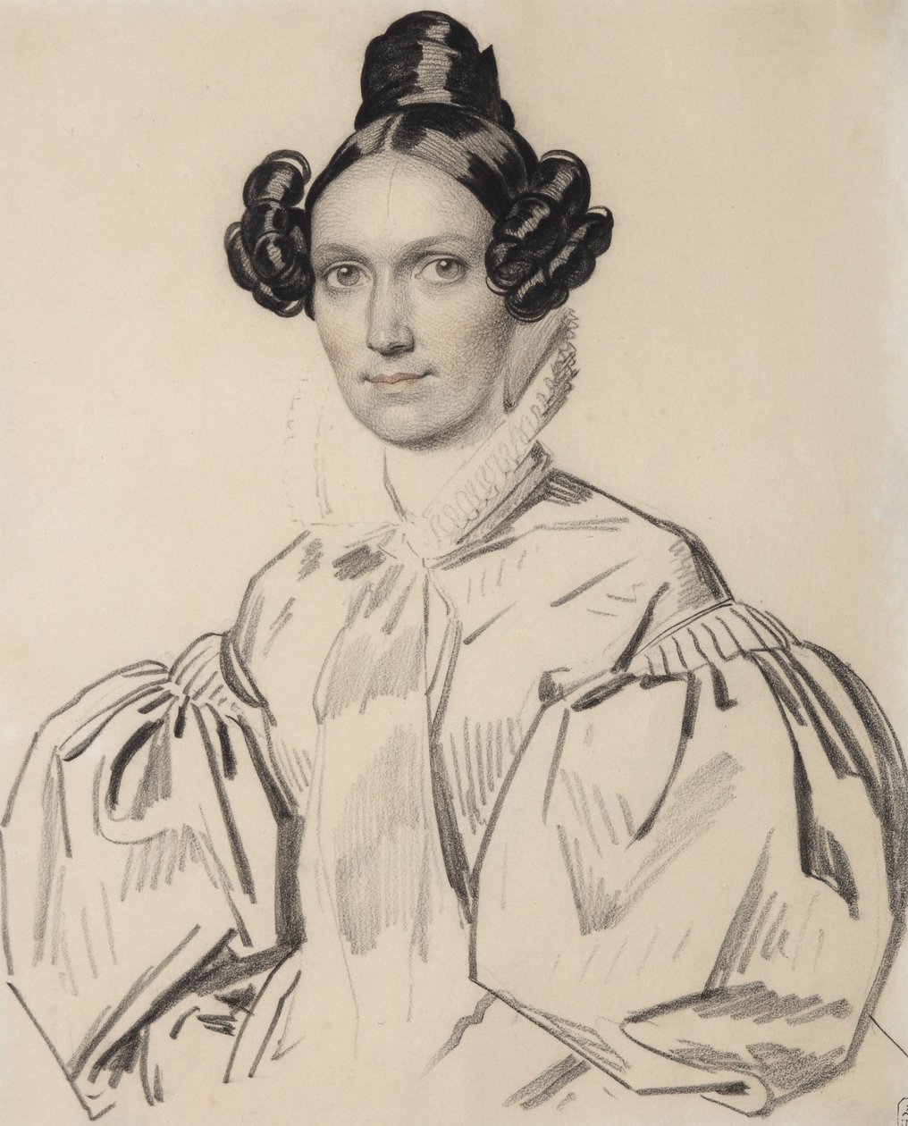 Portrét Olgy Nikolaevny Talyziny, rozené Zubové 1803-1882, počátek 30. let 19. století. od Carl von Hampeln