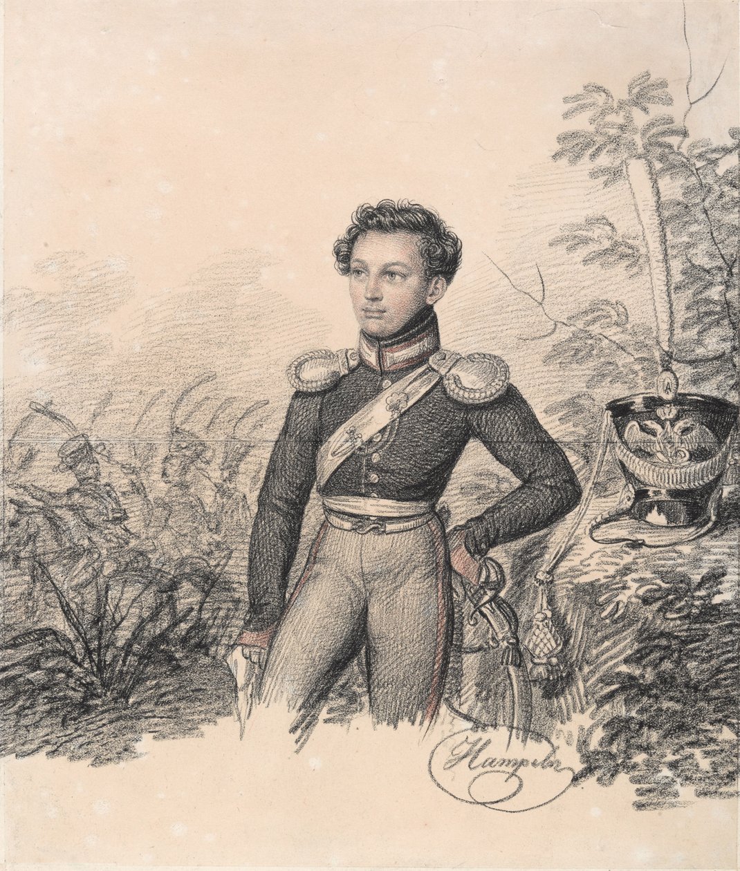 Portrét Pavla Kotlubitského, konec 10. let 19. století. od Carl von Hampeln