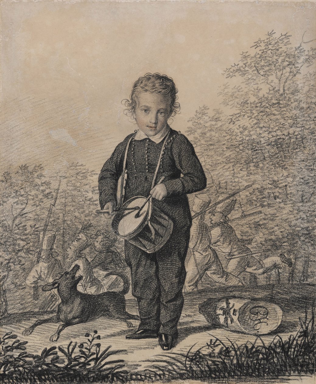 Portrét Timofey Korsakova, počátek 20. let 19. století. od Carl von Hampeln