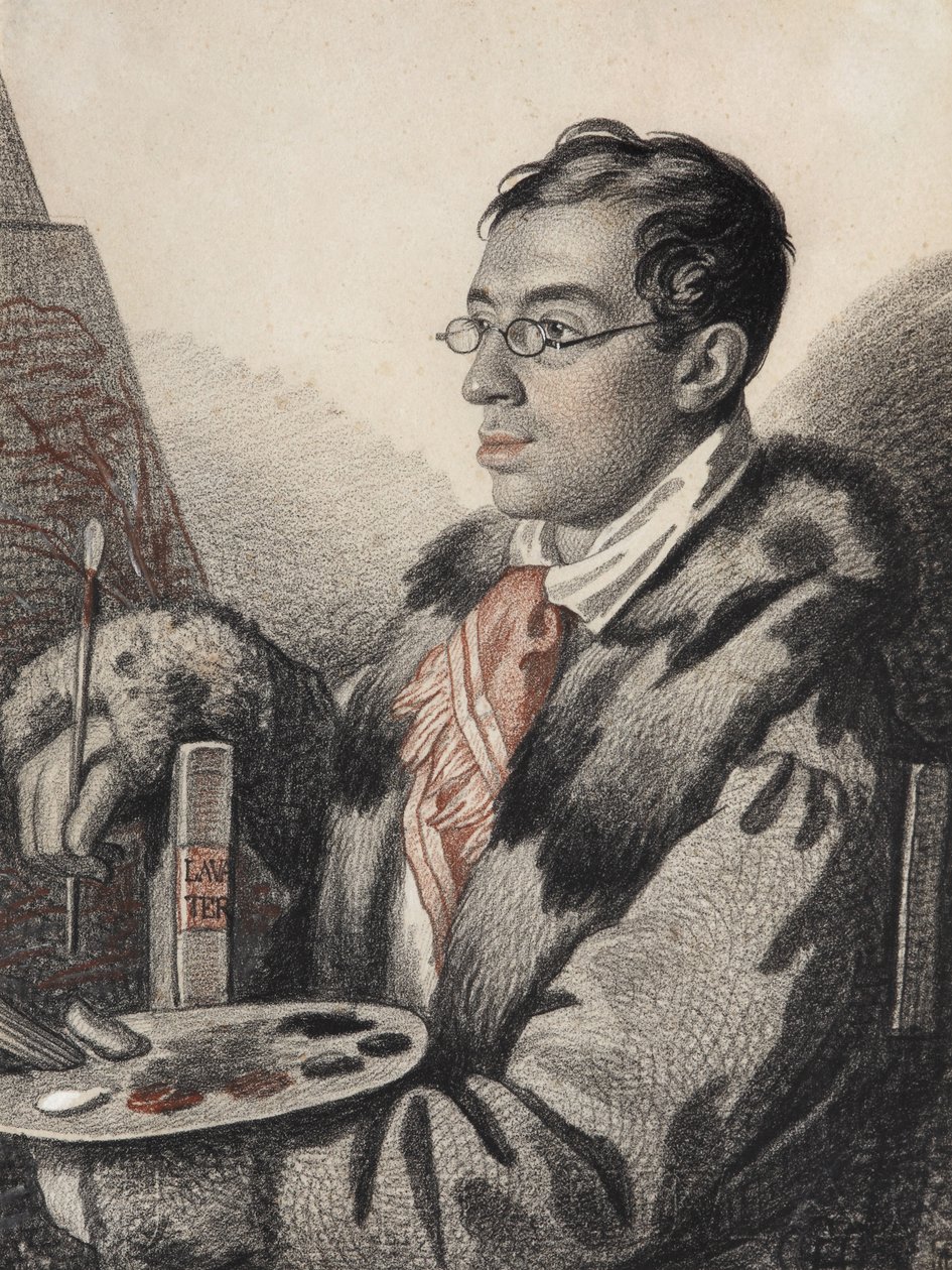 Autoportrét, 1820-1823. od Carl von Hampeln
