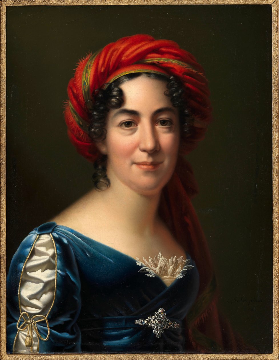 Portrét spisovatelky Caroline Pichlerové 1769-1843, 1818. od Carl von Sales