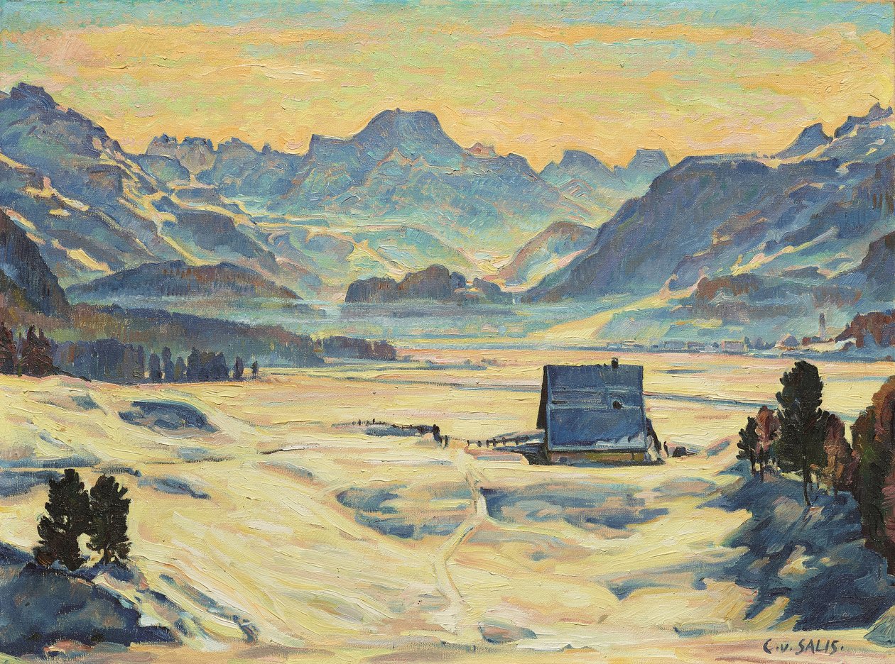 Champesch II (olej na plátně) od Carl von Salis