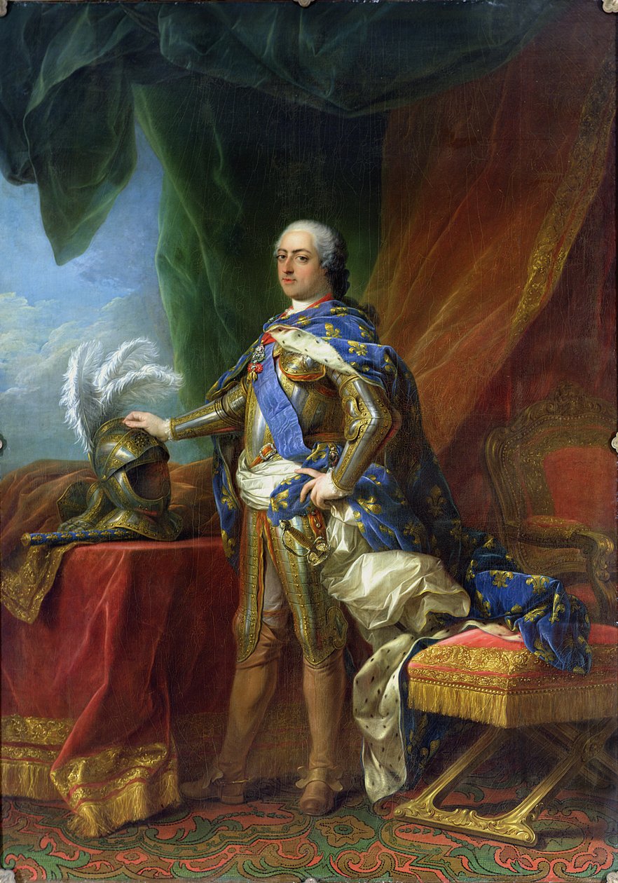 Ludvík XV (1715-74) král Francie a Navarry, 1750 od Carle van Loo