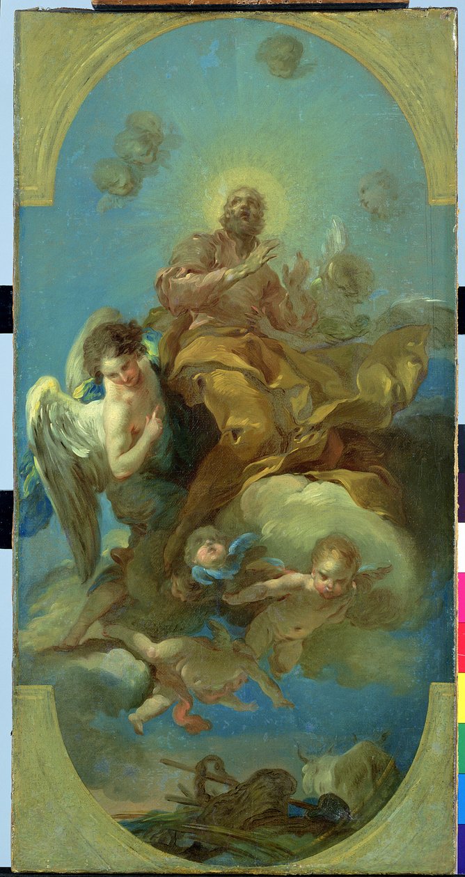 Deklarace svatého Isidora (cca 560-636) od Carle van Loo