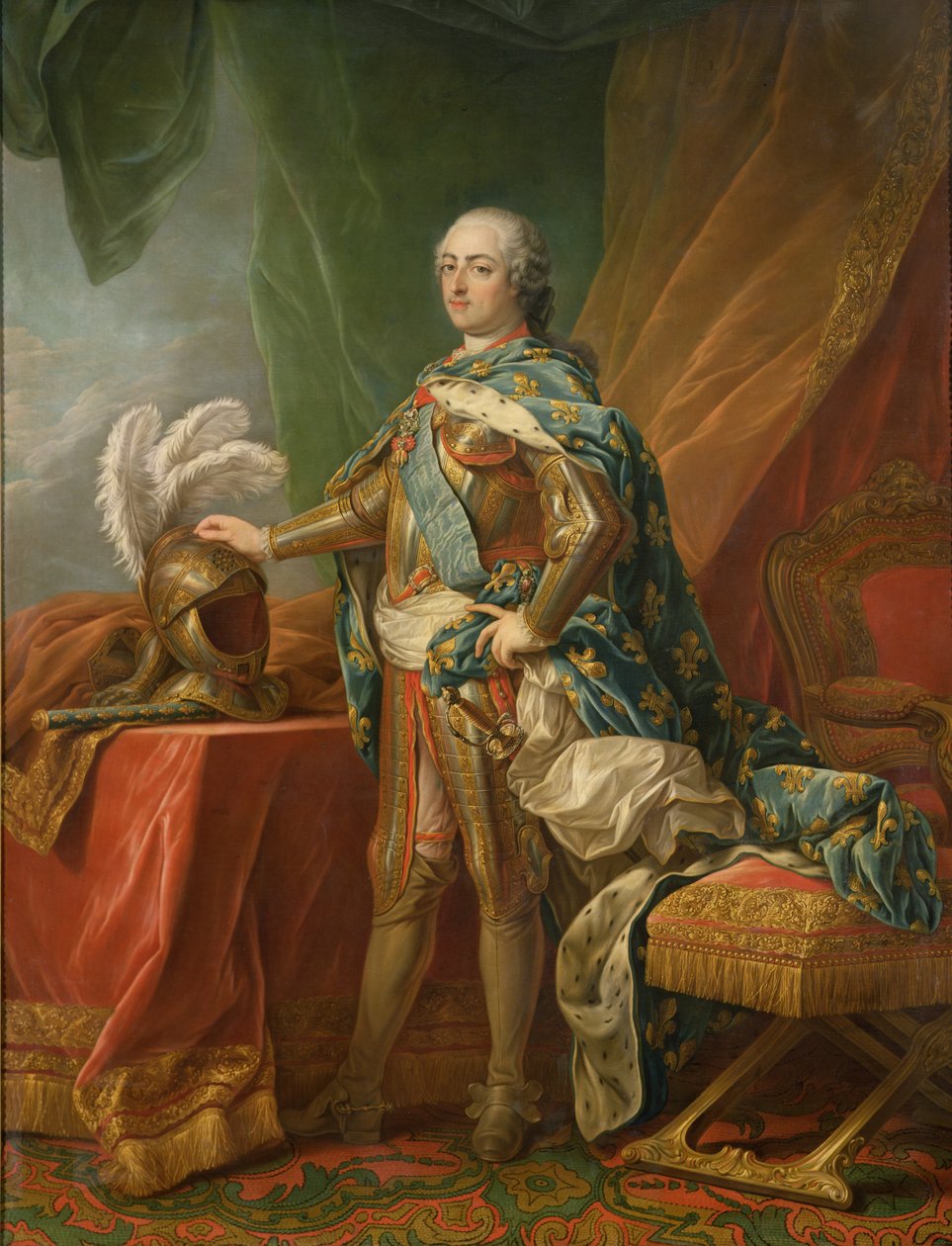 Francouzský král Ludvík XV. od Carle van Loo