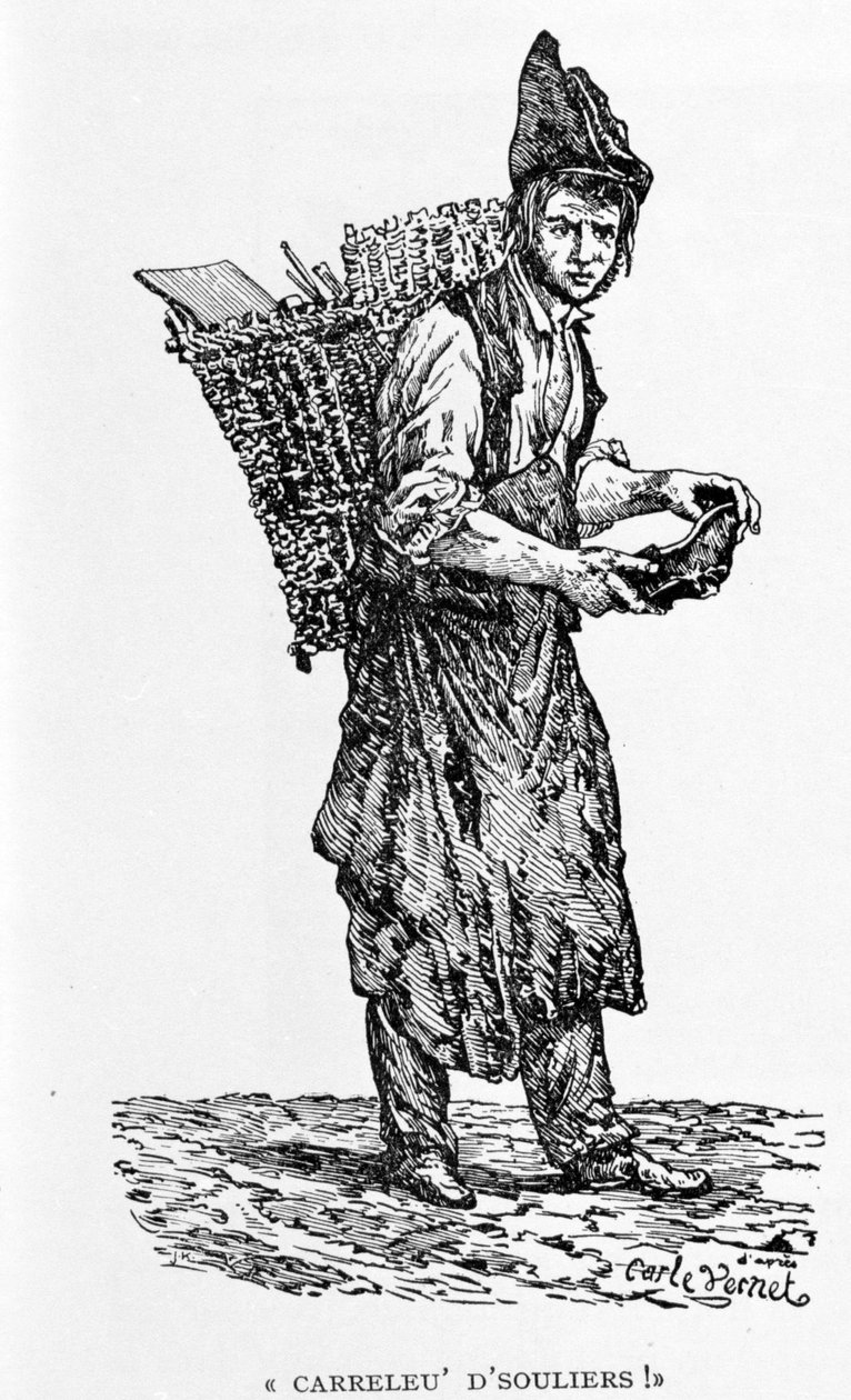 Švec, rytina Carle Vernet. od Carle (after) Vernet