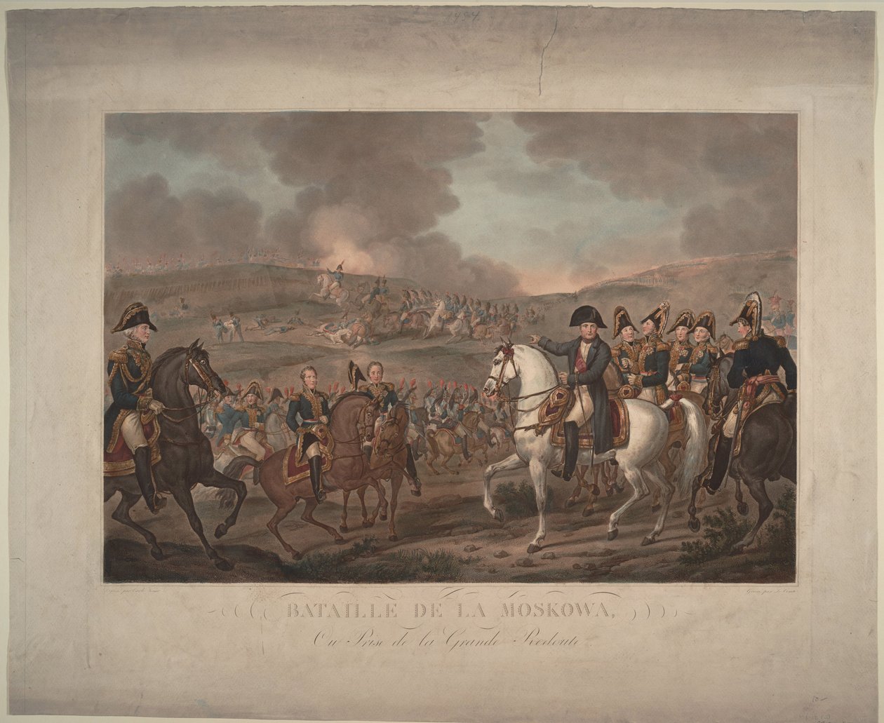 Bitva u Borodina 26. srpna 1812 1825 od Carle Vernet