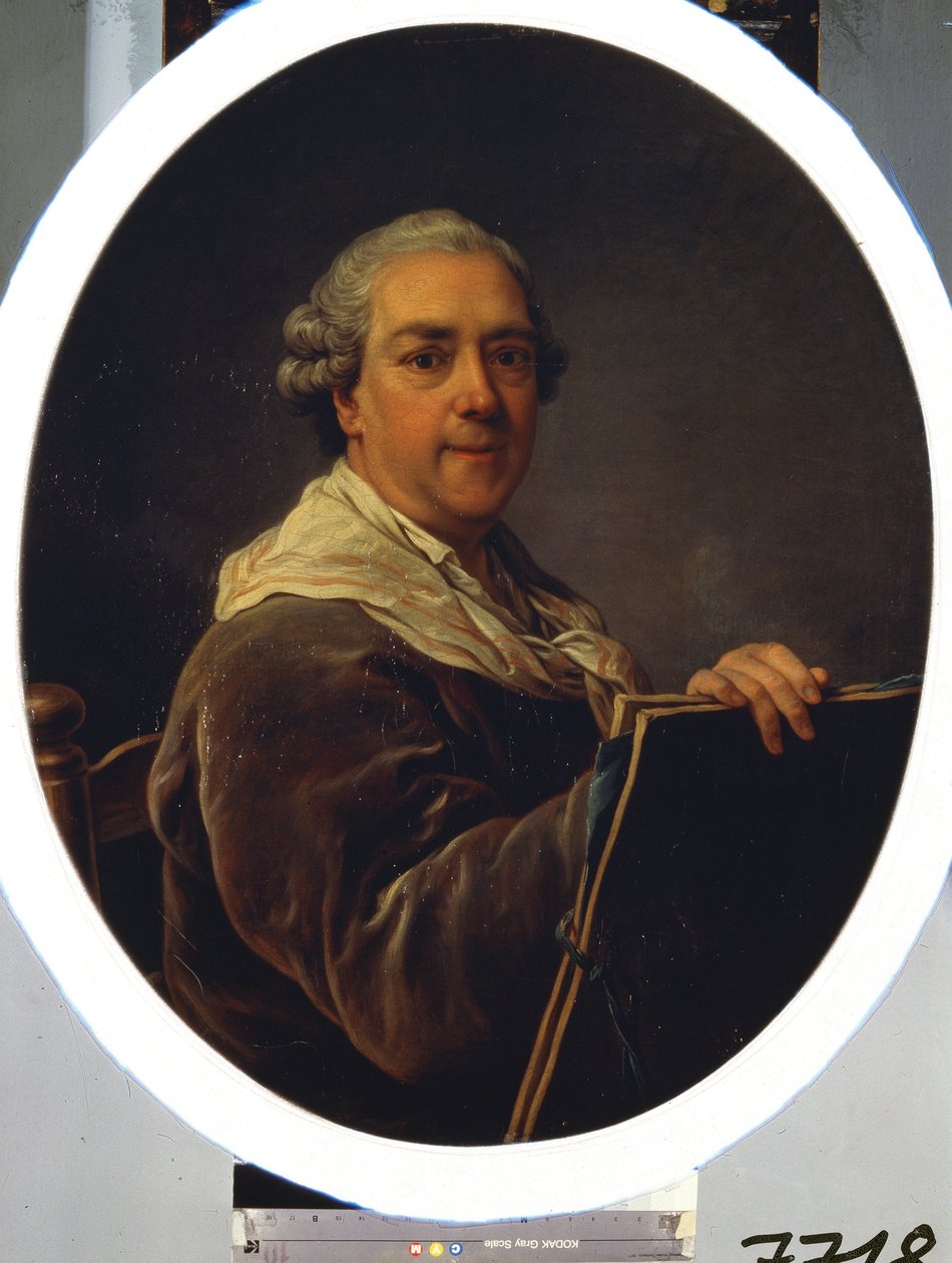 Autoportrét. Obraz Carla Van Loo (1705-1765). Olej na plátně, 87,5 x 71,5 cm od Carle van Loo