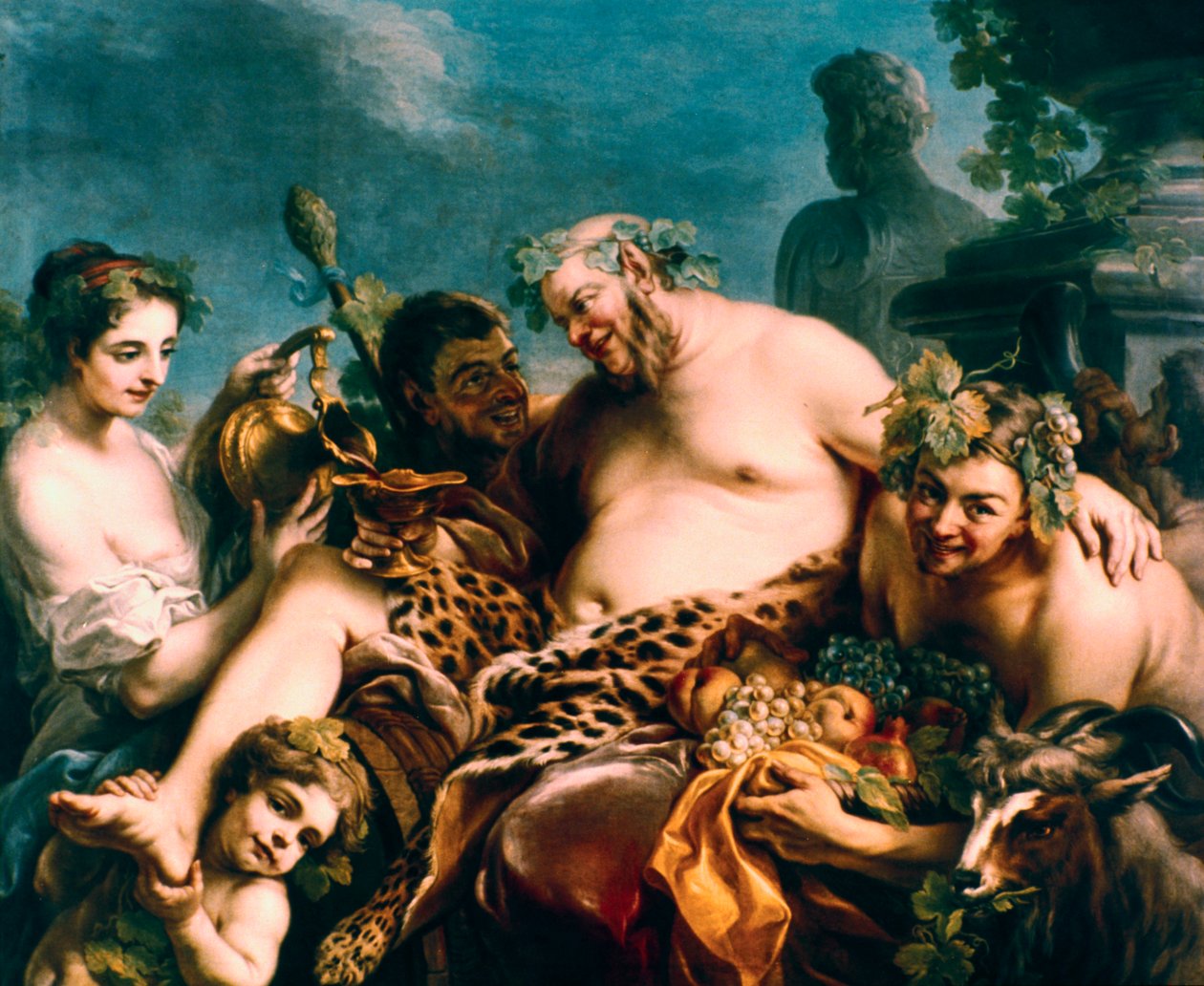 Opilý Silenus, 1747. od Carle van Loo