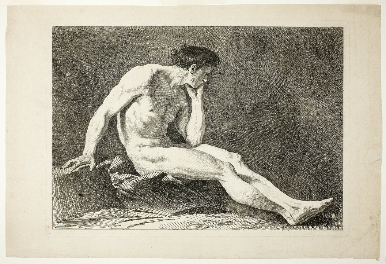 Figura, z knihy Six Figures Académiques od Carle van Loo