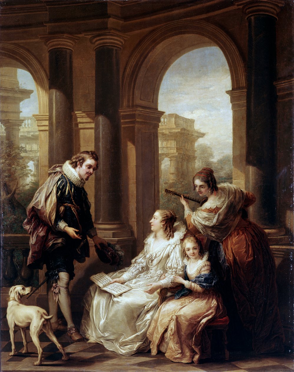 Španělský koncert, 1754 od Carle van Loo