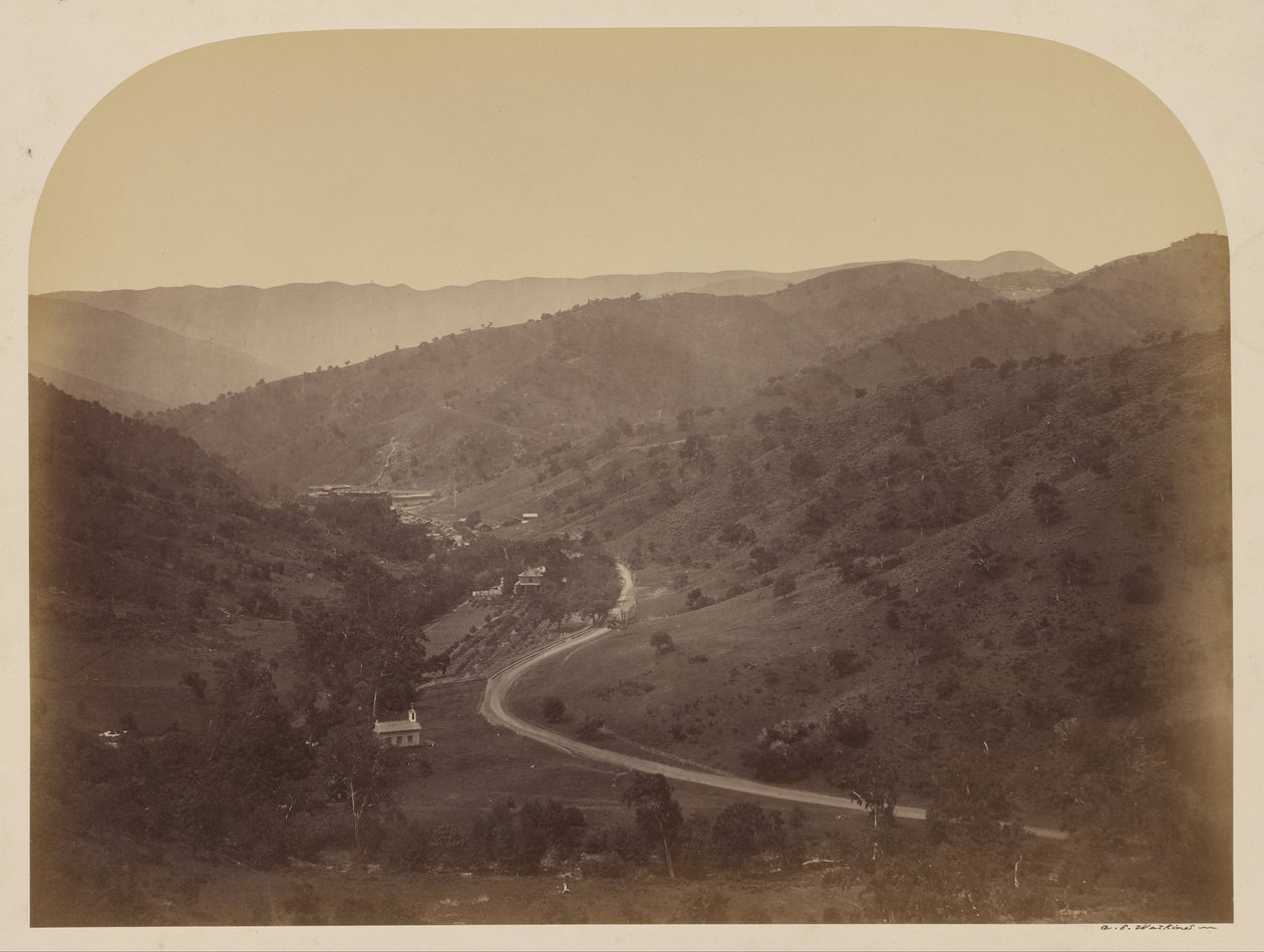 (Nový Almaden) od Carleton E. Watkins