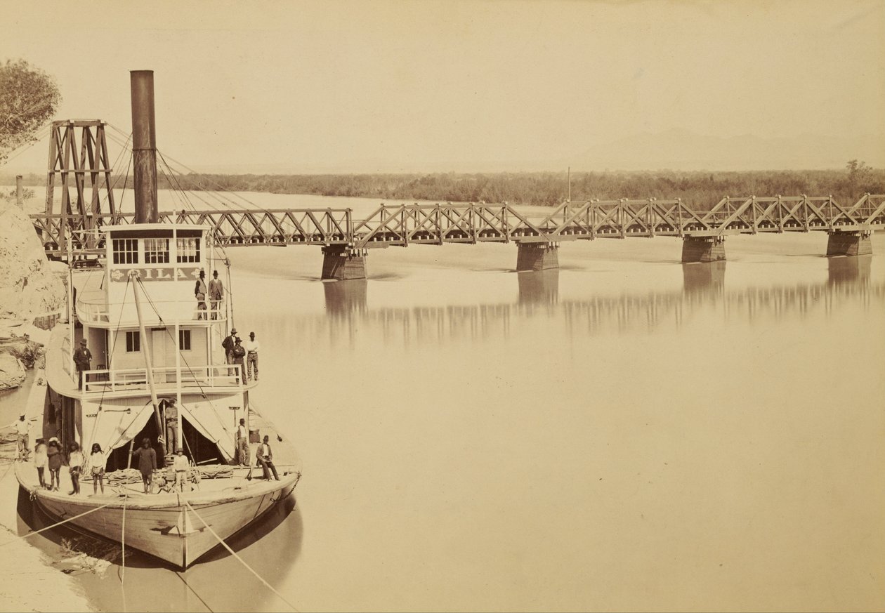 Most přes Colorado Yuma od Carleton E. Watkins