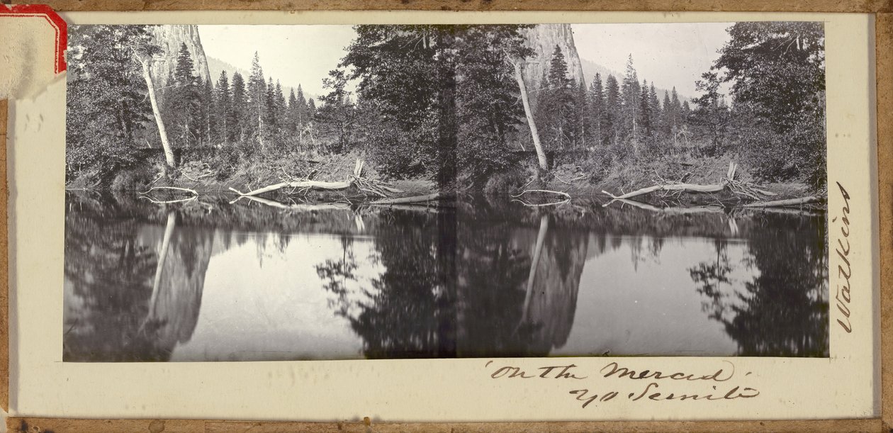 Na Merced Yosemite od Carleton E. Watkins
