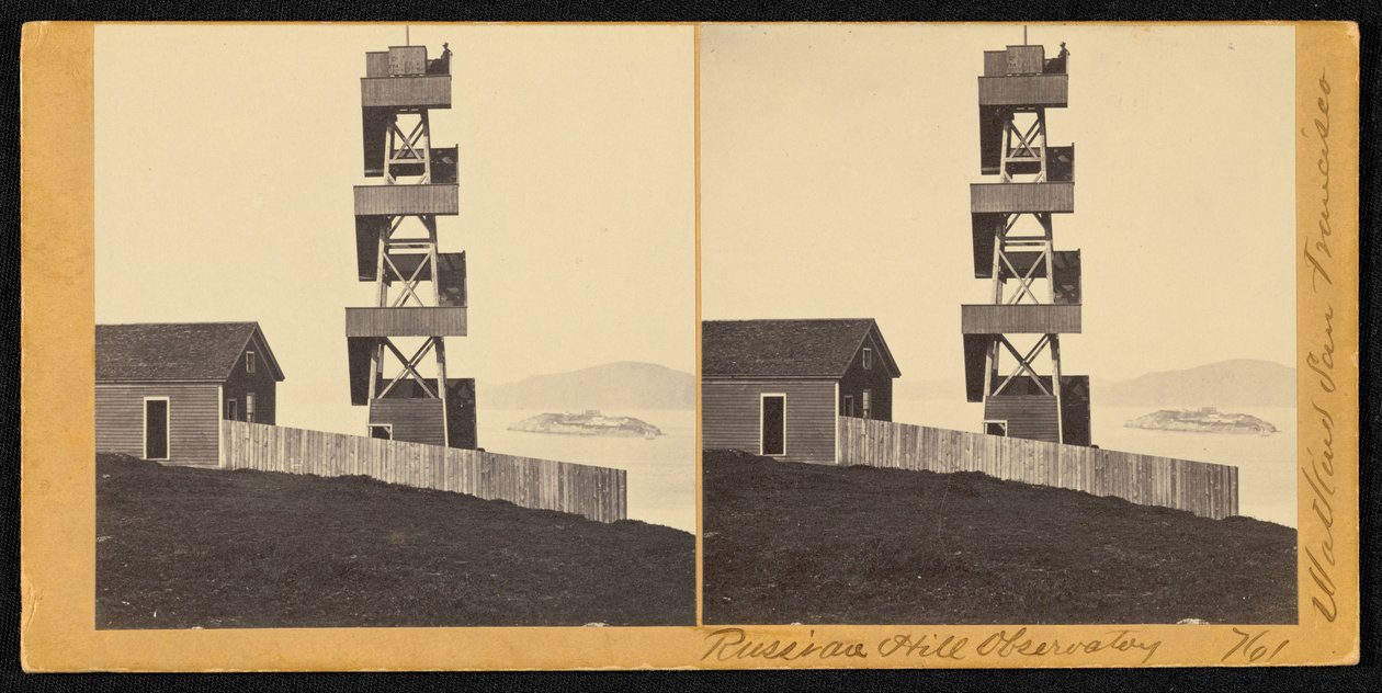 Russian Hill Observatory od Carleton E. Watkins