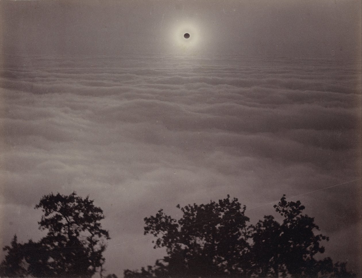 Zatmění Slunce z hory Santa Lucia od Carleton E. Watkins