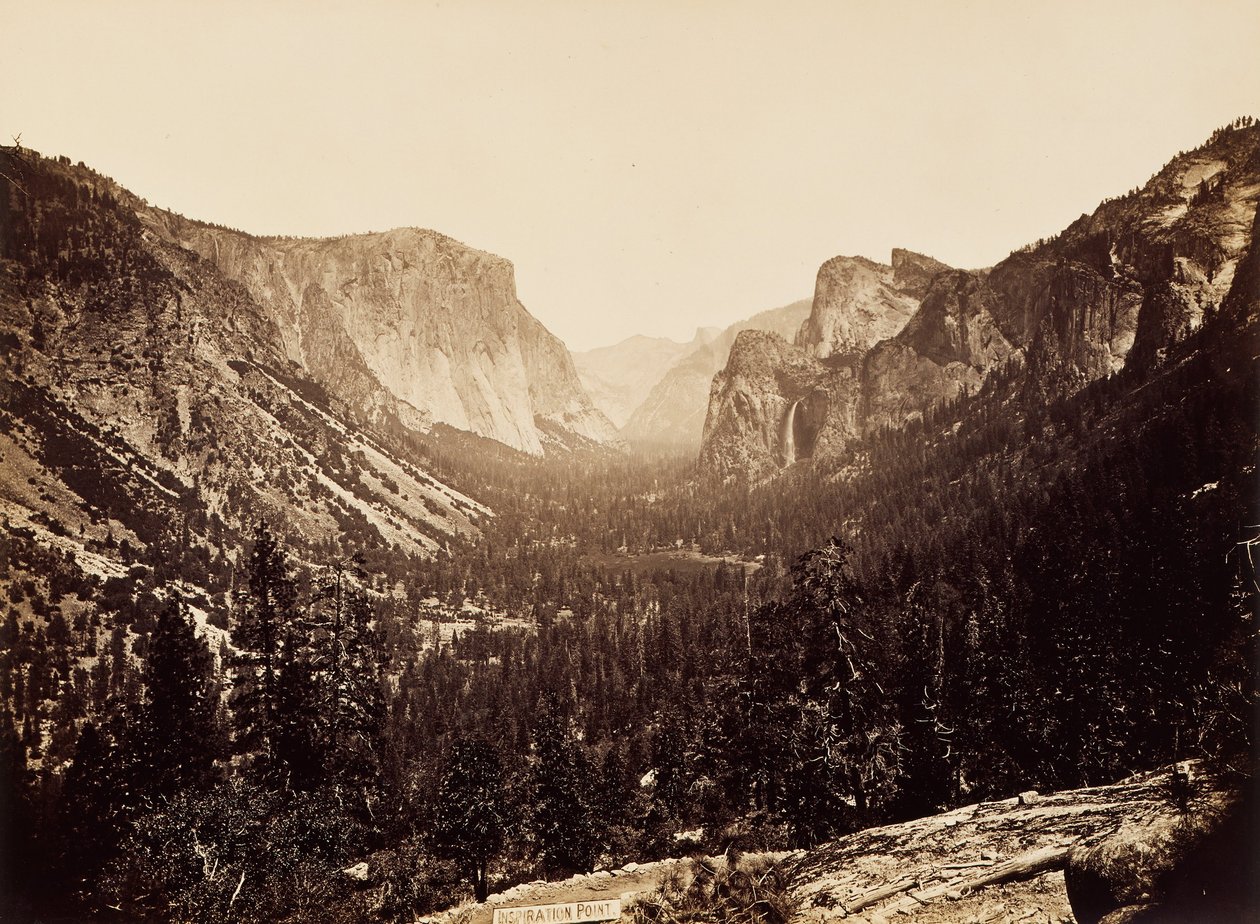 Pohled z Inspiration Point od Carleton E. Watkins