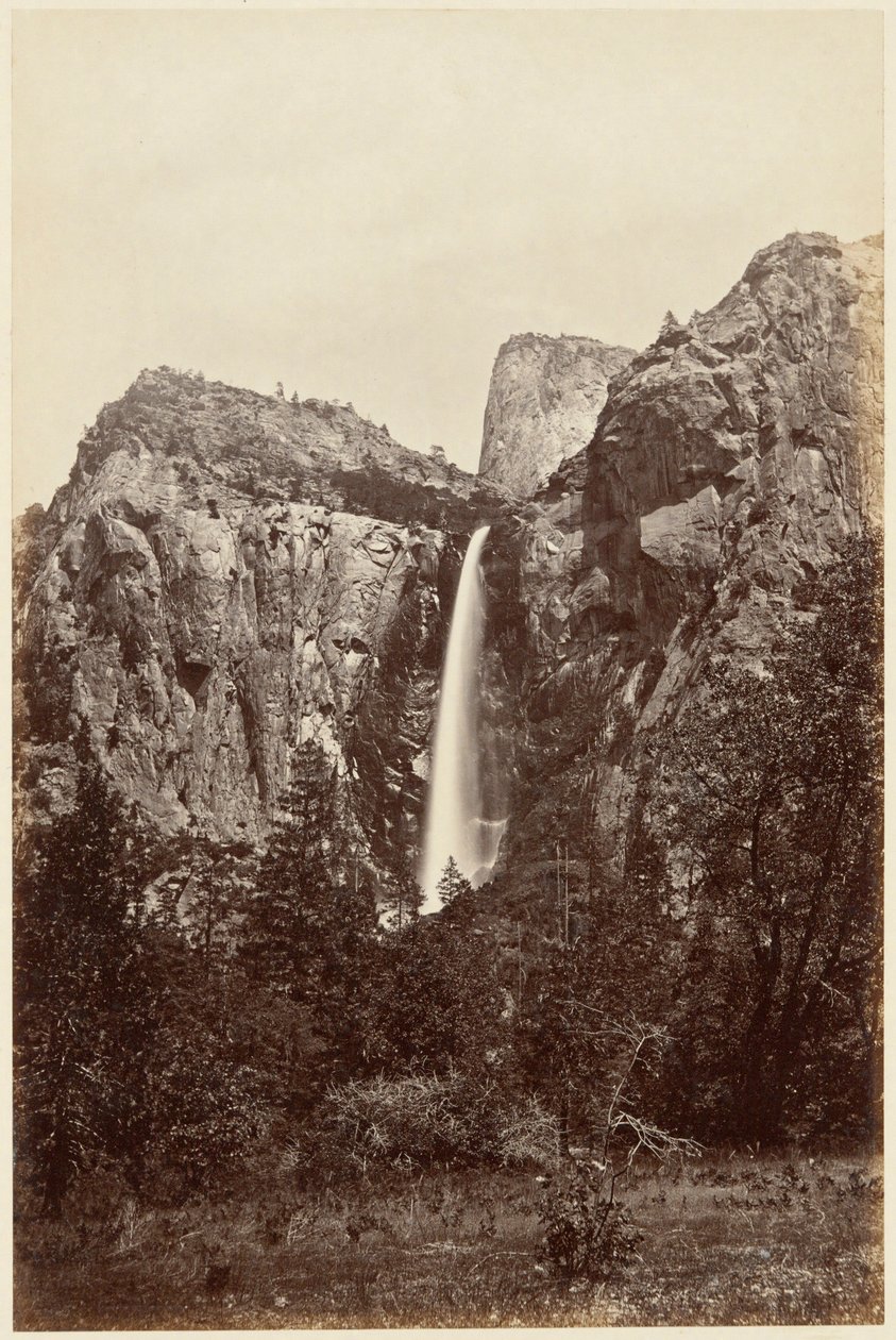 Svatební závoj Fall z kalifornského fotoalba od Carleton E. Watkins