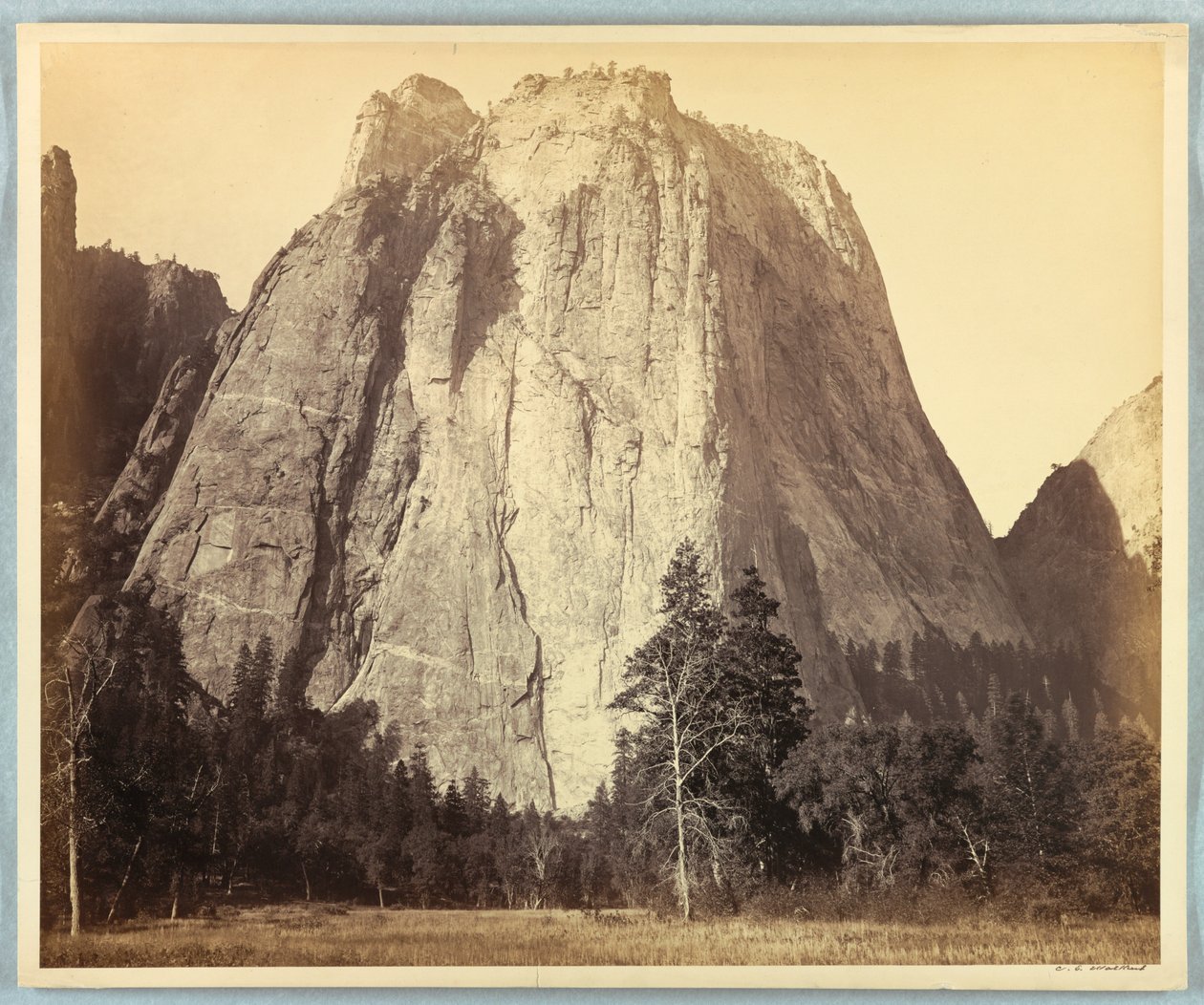 Cathedral Rock, Yosemite od Carleton E. Watkins