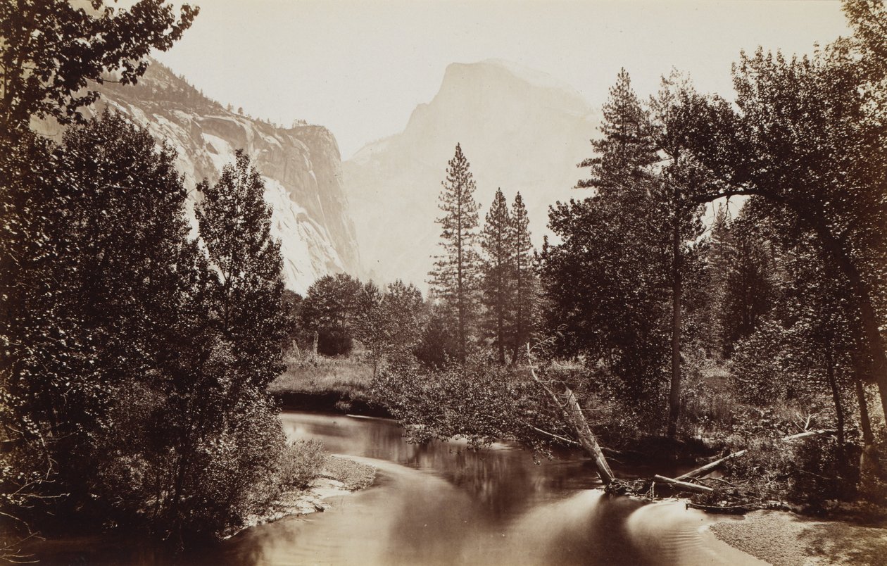Half Dome, Yosemity, Kalifornie od Carleton E. Watkins