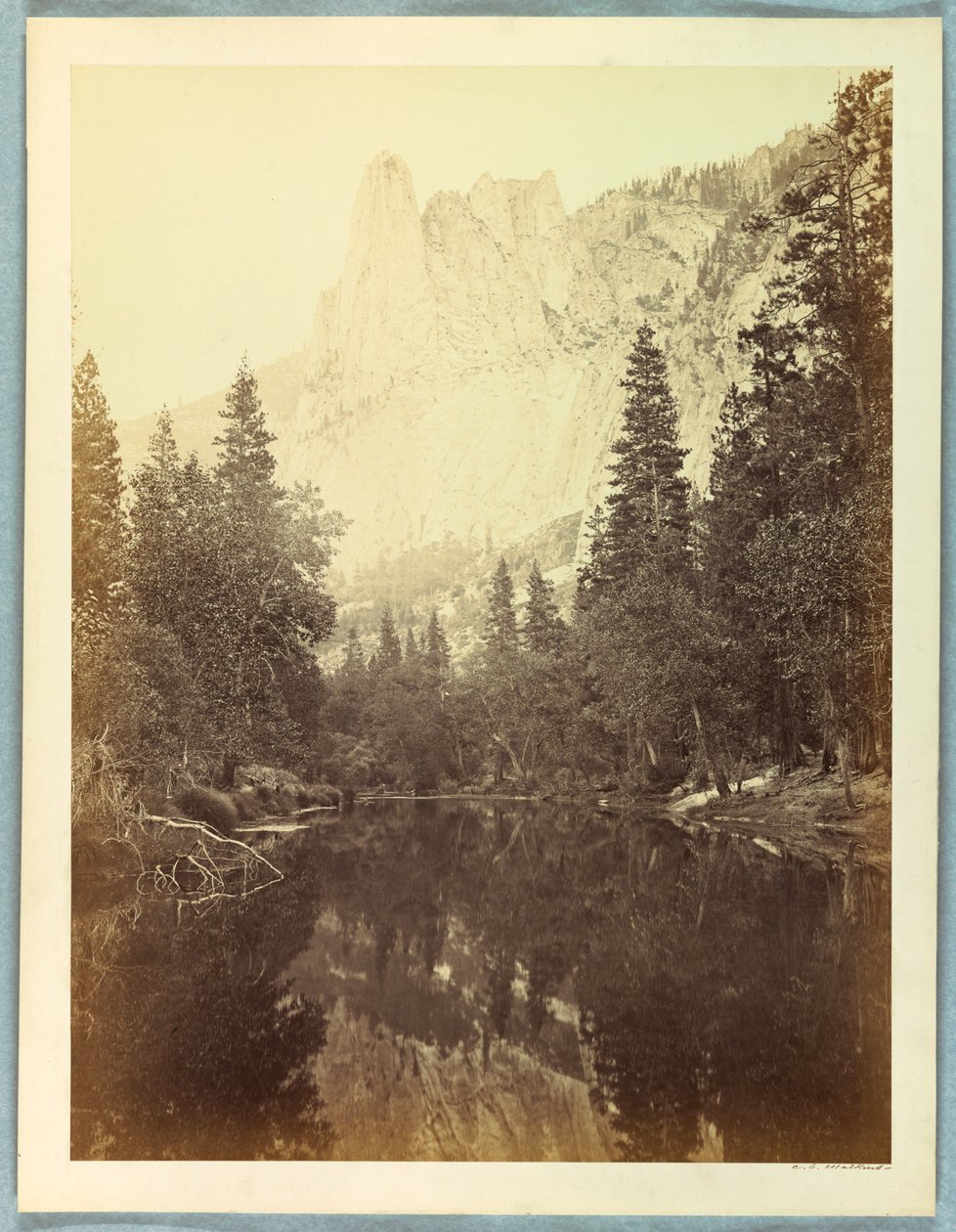 Sentinel, 3270 stop, Yosemite od Carleton E. Watkins