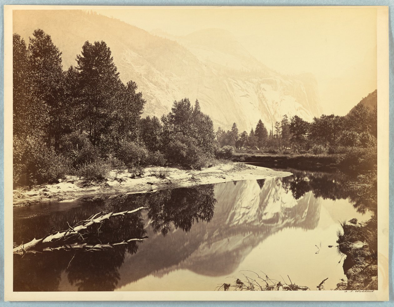 Tasoye, North Dome, 3729 stop, Yosemite od Carleton E. Watkins