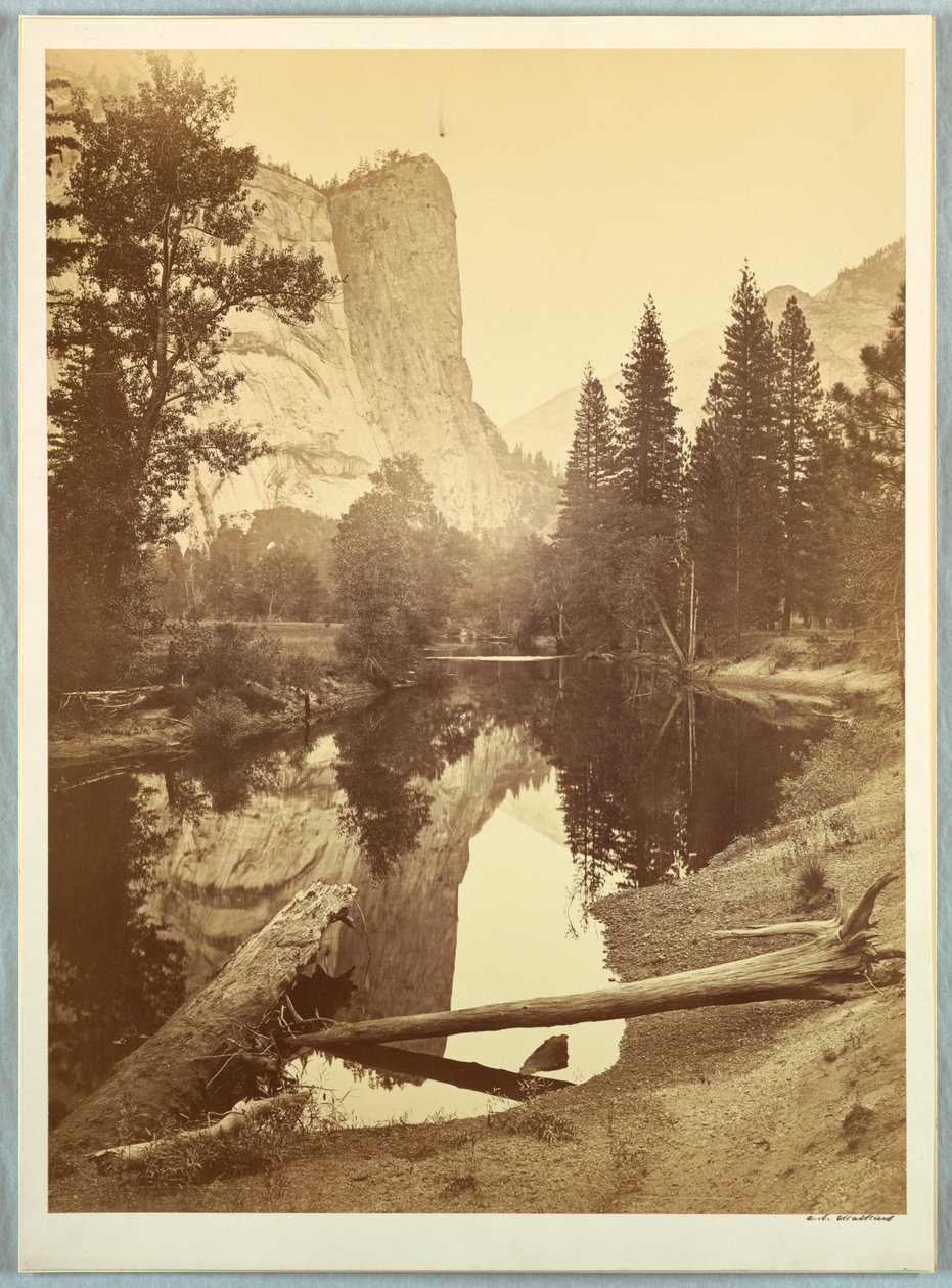 Washingtonův sloup, Yosemite od Carleton E. Watkins