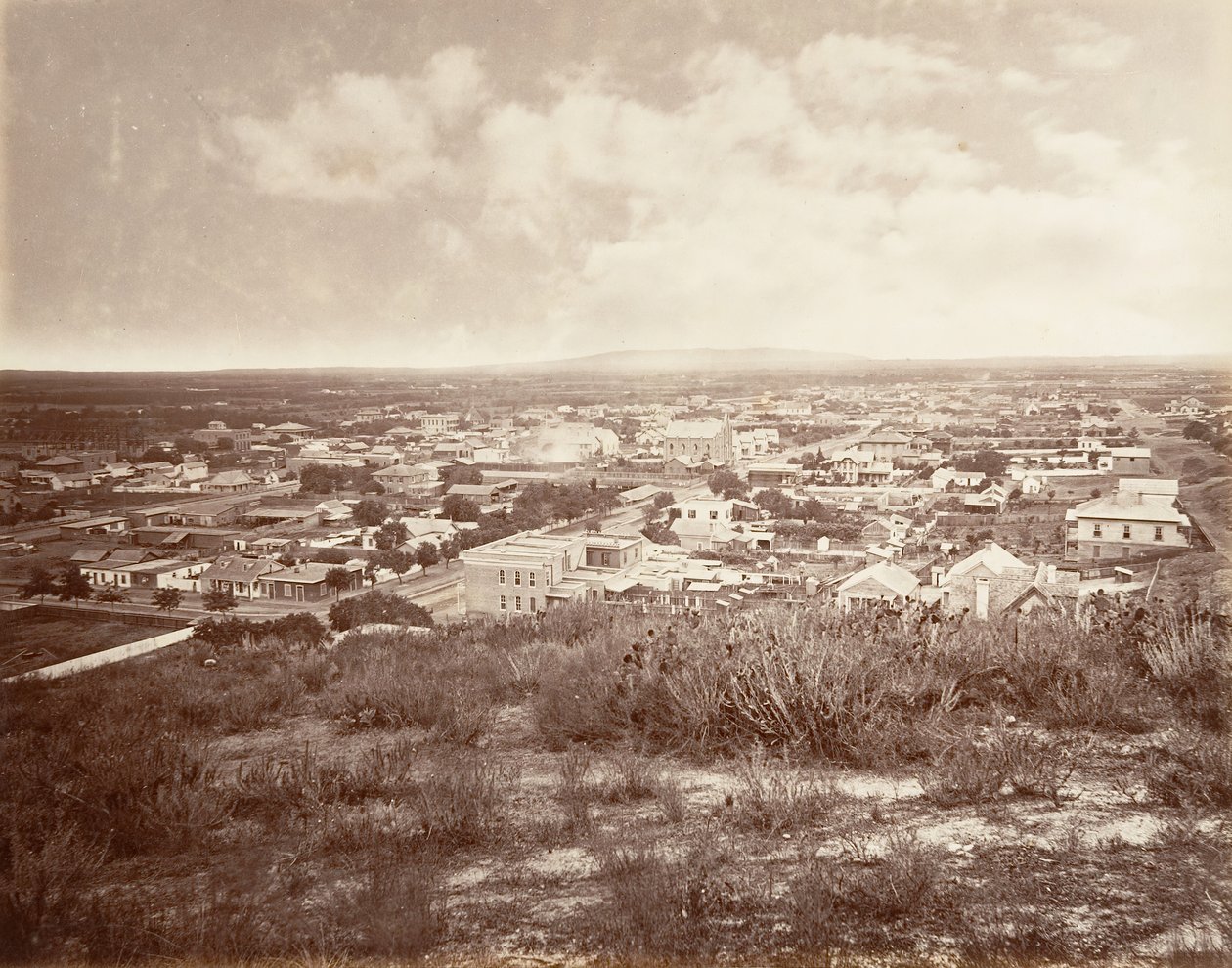 Los Angeles, 1876, vytištěno ca. 1876. od Carleton Emmons Watkins