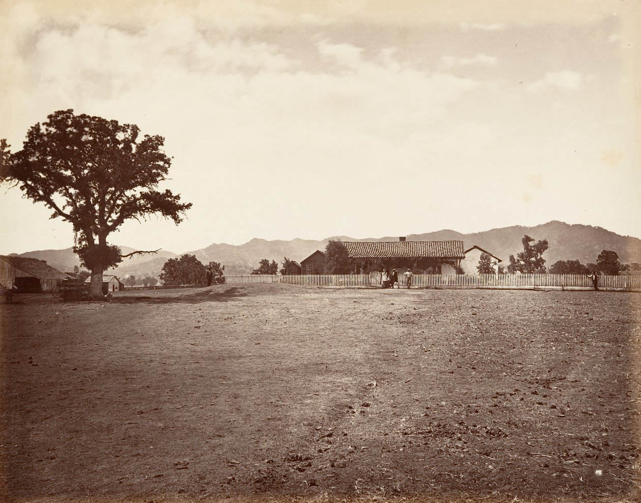 Santa Margarita Ranch, 1876, vytištěno ca. 1876. od Carleton Emmons Watkins