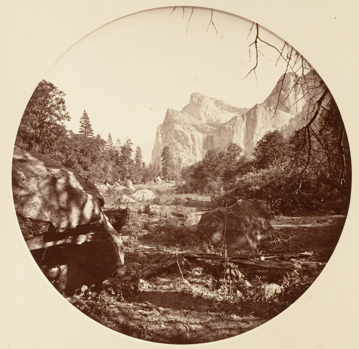 [Yosemitský národní park, Kalifornie], ca. 1878. od Carleton Emmons Watkins