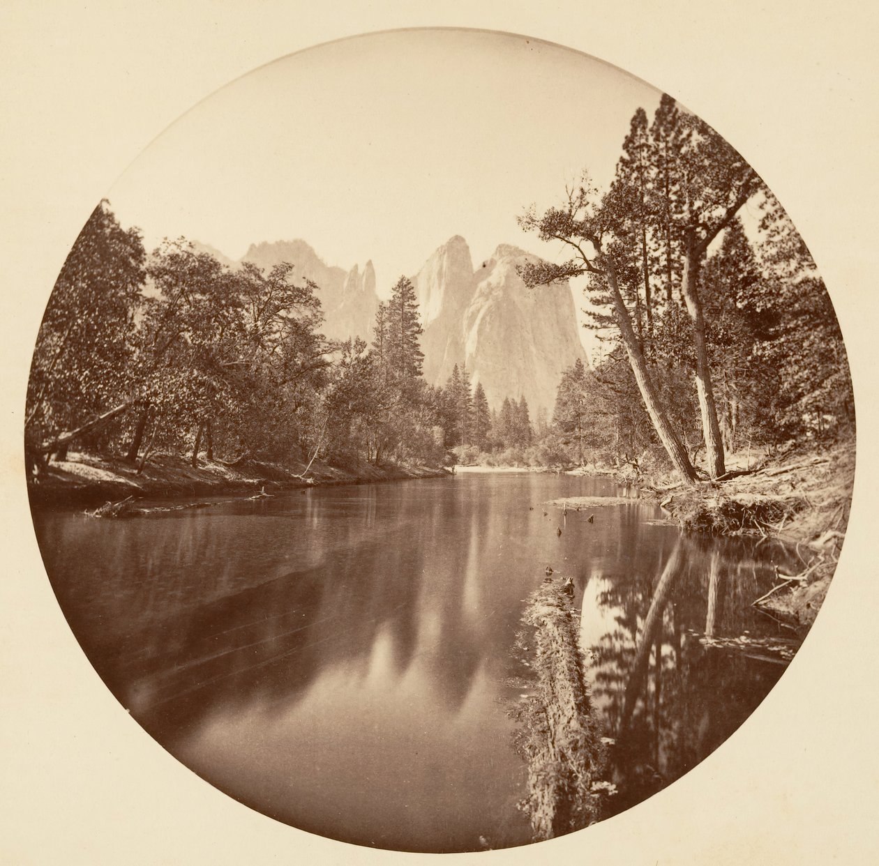 [Yosemitský národní park, Kalifornie], ca. 1878. od Carleton Emmons Watkins