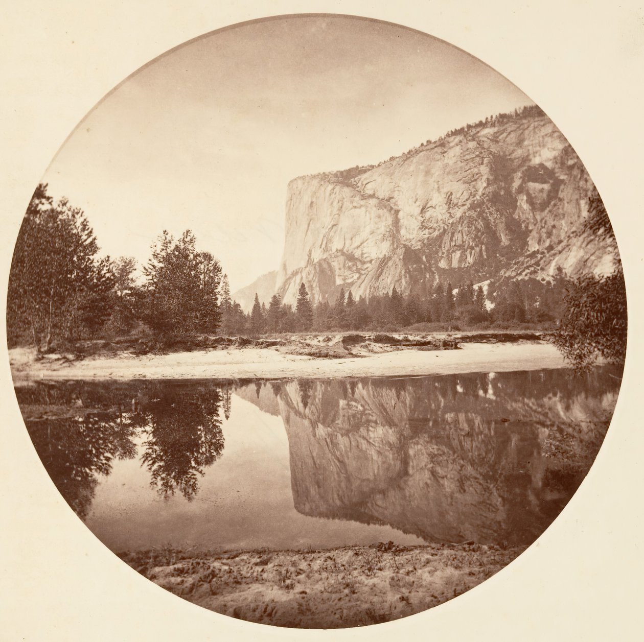 [Yosemitský národní park, Kalifornie], ca. 1878. od Carleton Emmons Watkins