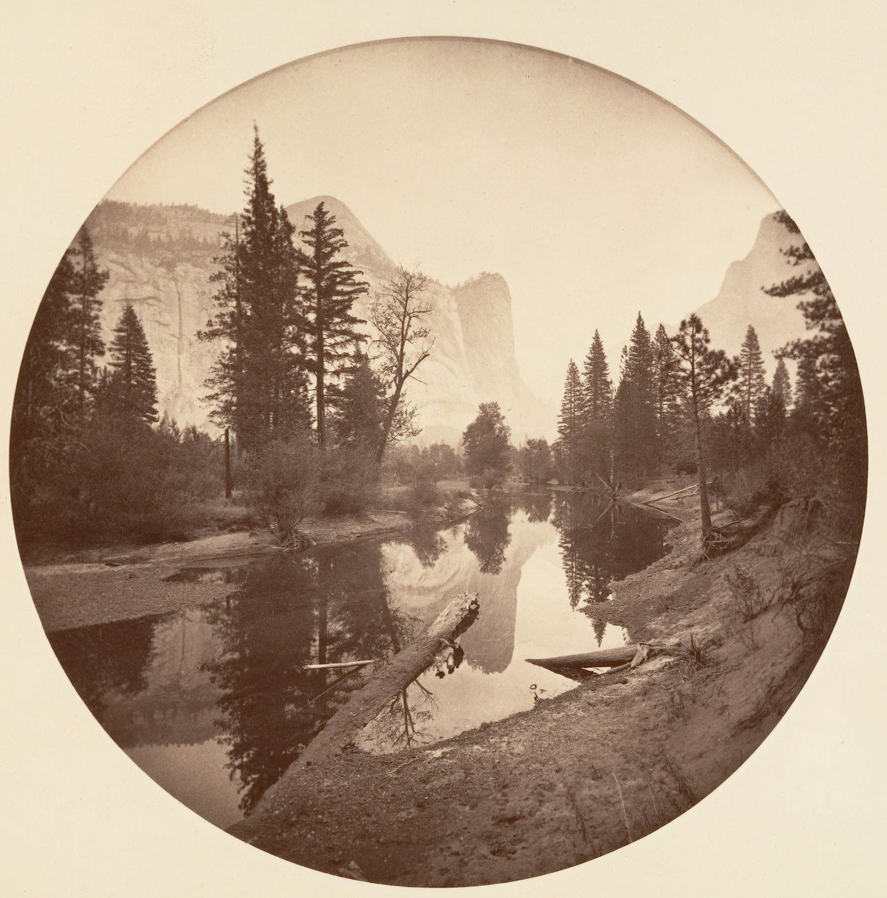 [Yosemitský národní park, Kalifornie], ca. 1878. od Carleton Emmons Watkins