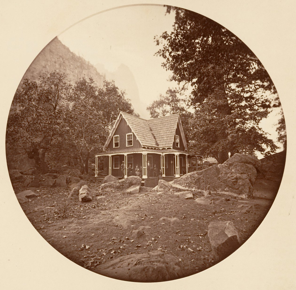 [Yosemitský národní park, Kalifornie], ca. 1878. od Carleton Emmons Watkins