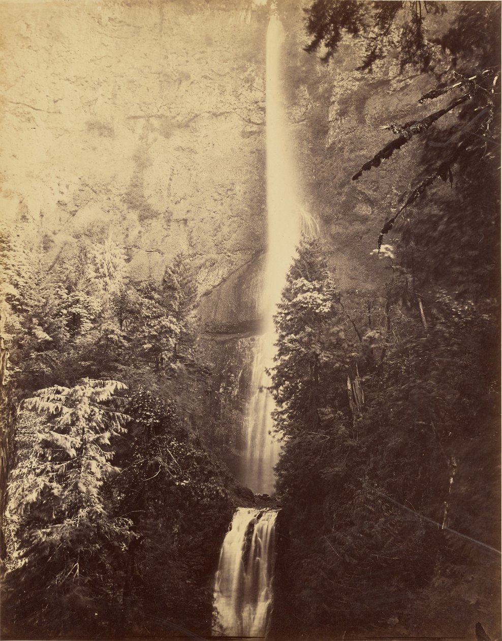 [Kaskády, Multnomah Falls] od Carleton Watkins