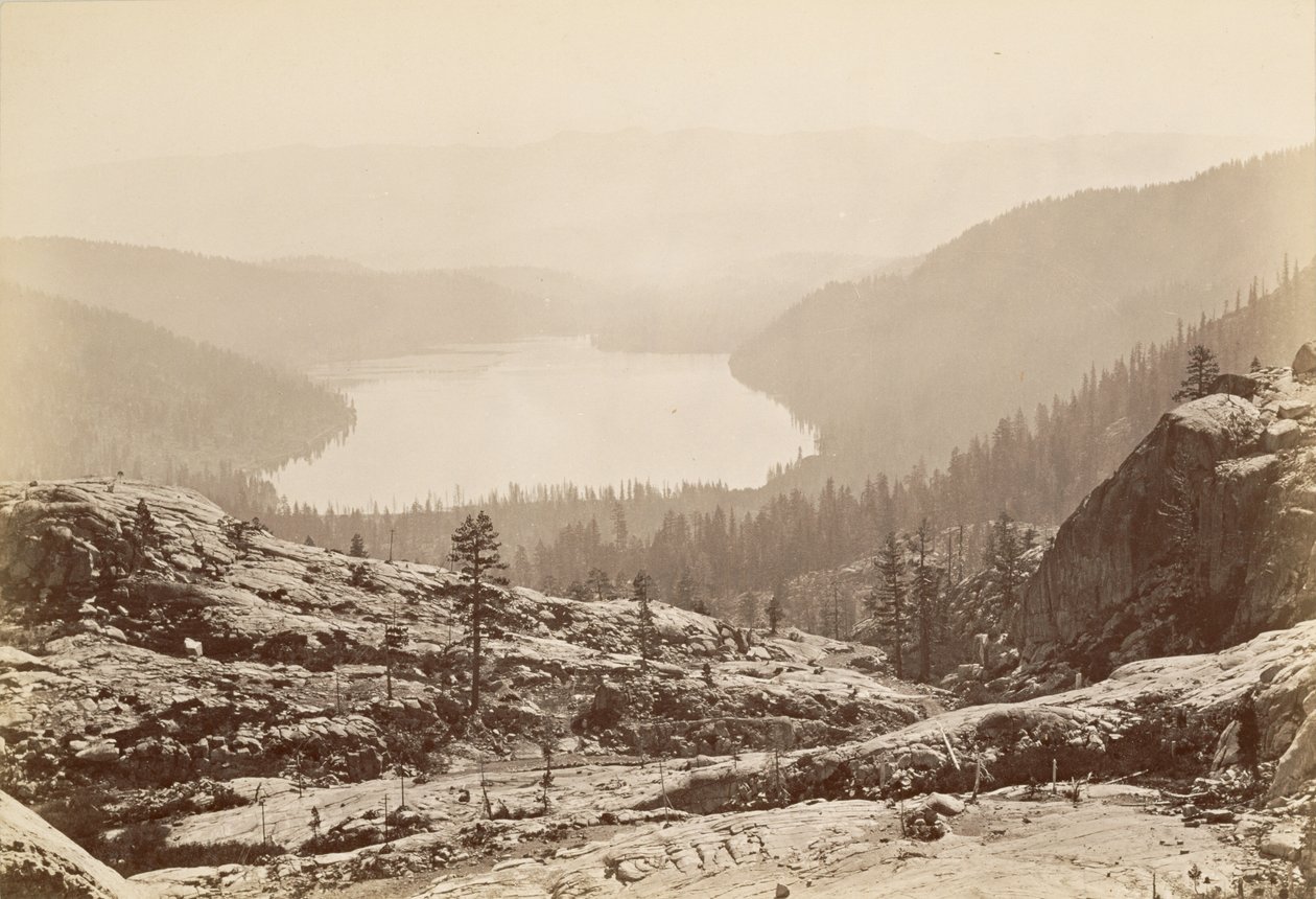 [Jezero Donner, Kalifornie] od Carleton Watkins