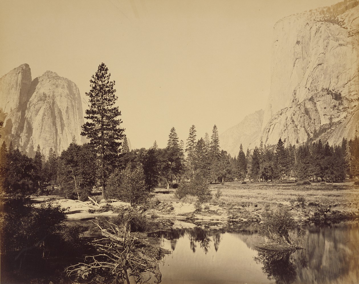 [Údolím dolů] od Carleton Watkins