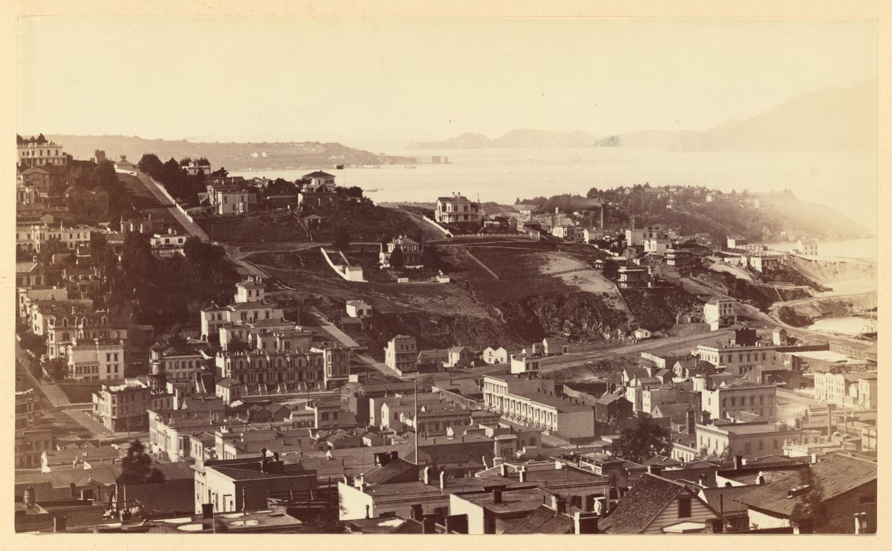 [Golden Gate z Telegraph Hill, S.F.] od Carleton Watkins