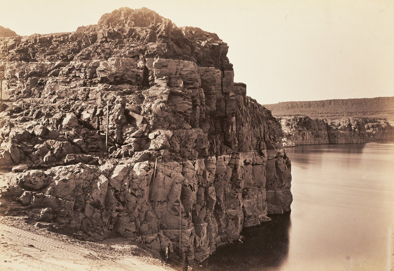 Krajina, řeka Columbia, Oregon od Carleton Watkins